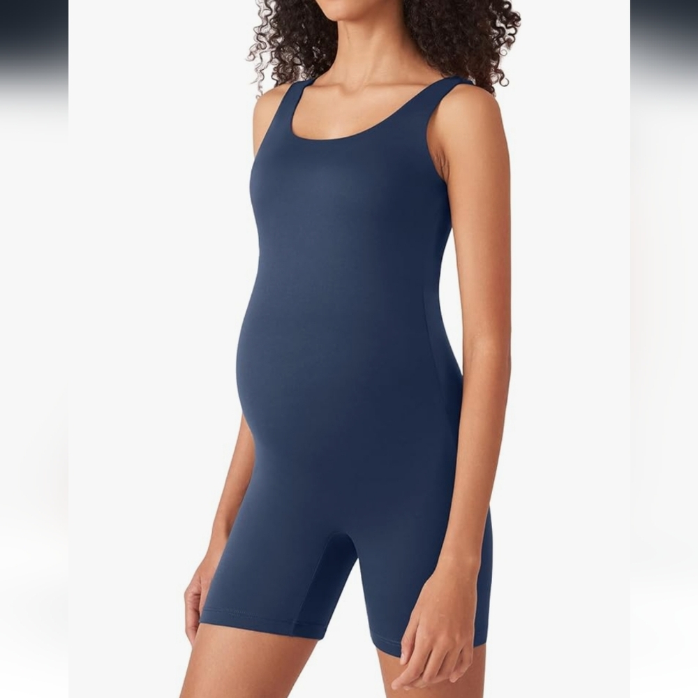 NEW Poshdivah MATERNITY Shapewear Bodysuit with Scoop Neckline
